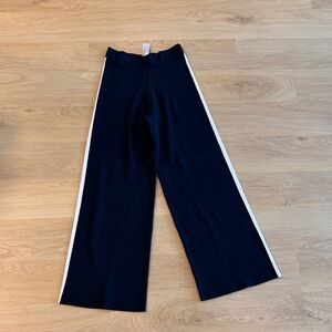 Mango Blue & White Knit Pant